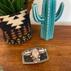 Longhorn Western Buckle